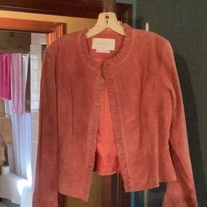 Leather coat